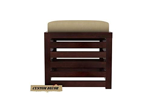 31E2L0IgdML Custom Decor Wooden Beautiful Handmade Stool with Cushions - Image 4