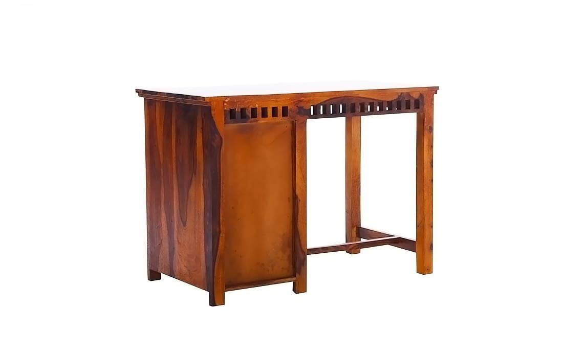 51LCiUe7qZL._SL1100_ Custom Decor Sheesham Wood Study Table for Living Room, Office Table for Home, Console Table (Natural Finish) (Design 5) - Image 7