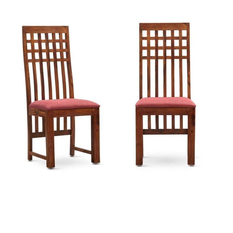 Custom Decor Calabas Solid Wood Dining Chair - Walnut