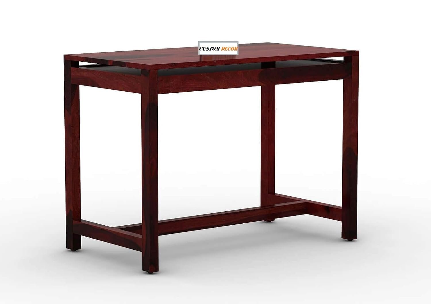 51XaVB59o0L._SL1500_ Custom Decor Solid Sheesham Wood Sturdy Table for Living Room - (Mahogany Finish) - Image 4