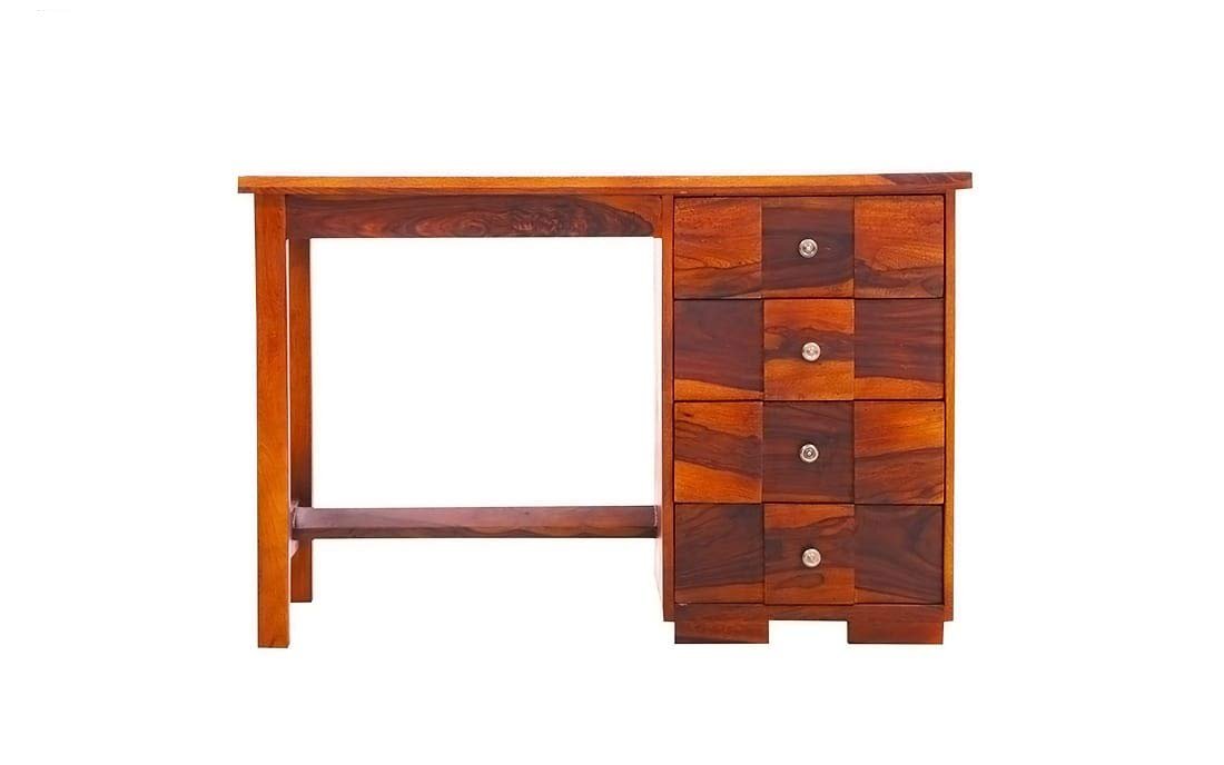 51mrae3uxtL._SL1100_ Custom Decor Sheesham Wood Study Table for Living Room, Office Table for Home, Console Table (Natural Finish) - Image 7