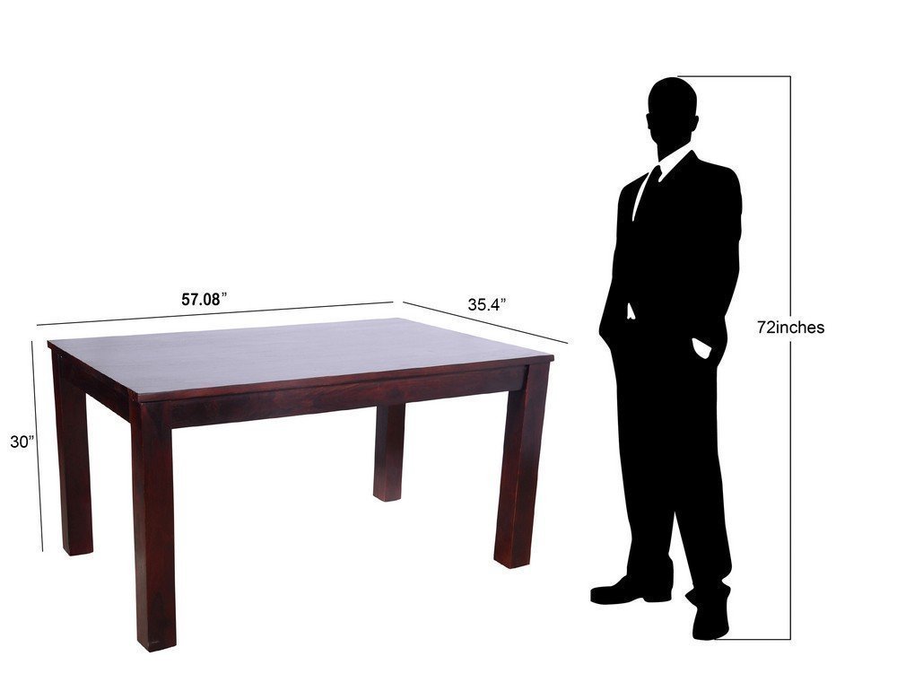 51sSP67lDqL._SL1000_ Custom Decor Winsome Groveland Square Dining Table with 6 Chairs, 7- Piece -Dark Red Mahogany - Image 4