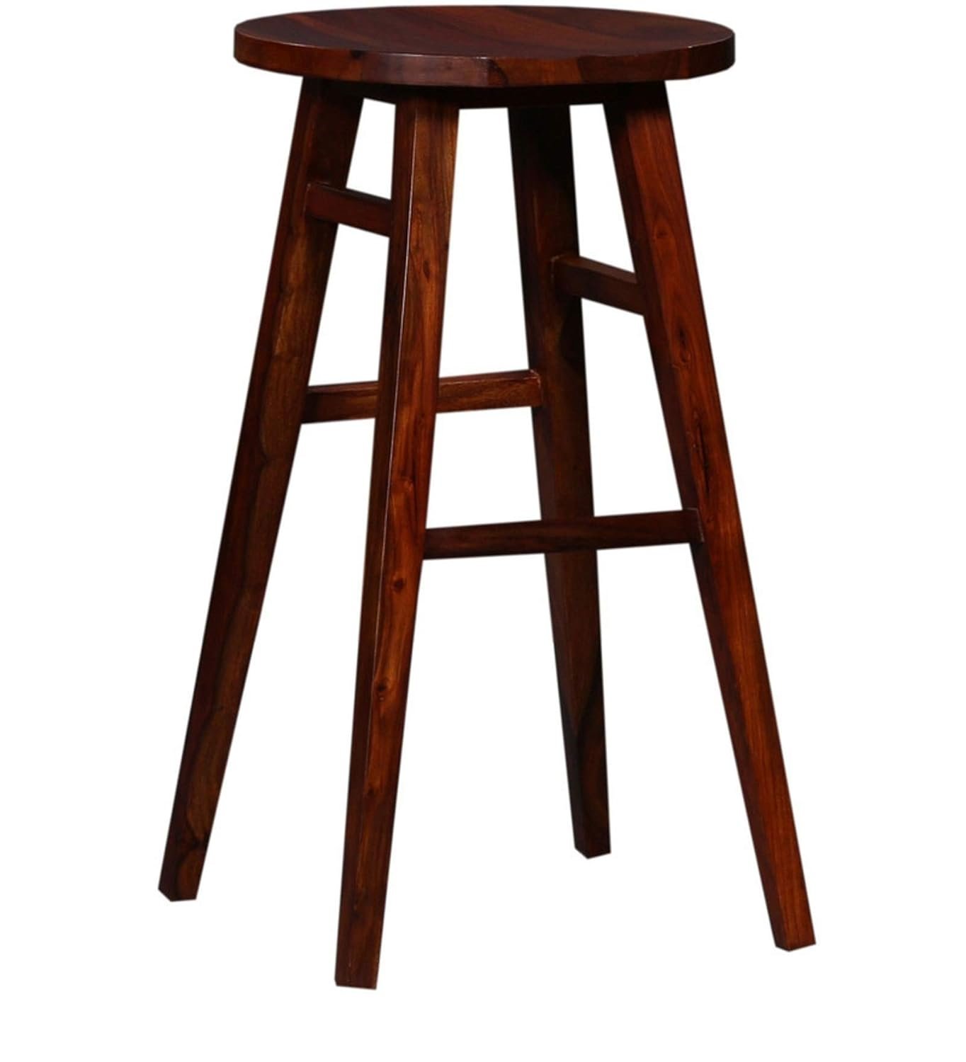615OJzXneFL._SL1500_ Custom Decor Solid Sheesham Wooden Japanese Style Bar Table - Honey Teak BrownFinish - Image 4