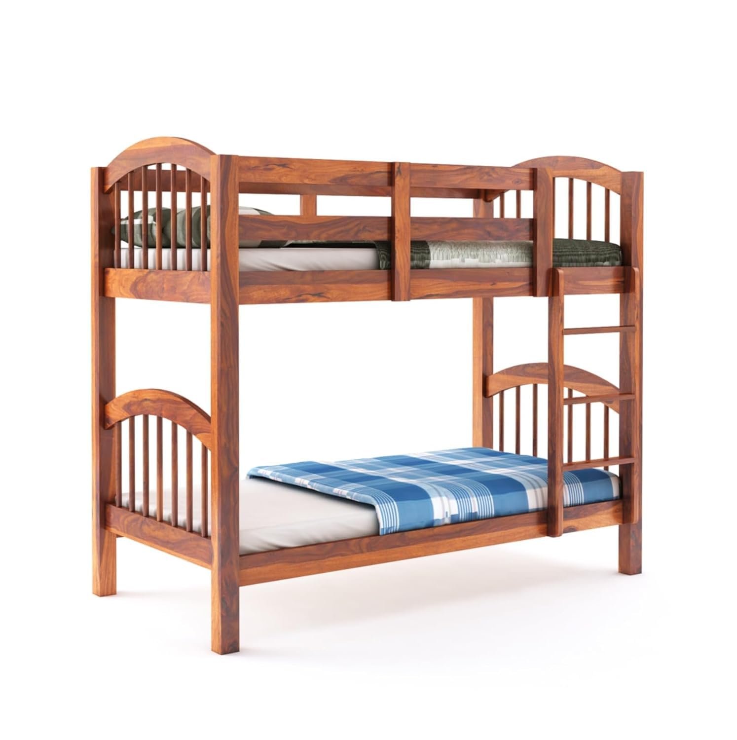 61BUcYEyiML._SL1500_ Custom Decor Sheesham Wood Bunk Bed | Wooden Double Bed Bed Furniture for Bedroom | Living Room | Home (Froxy-N) - Image 4