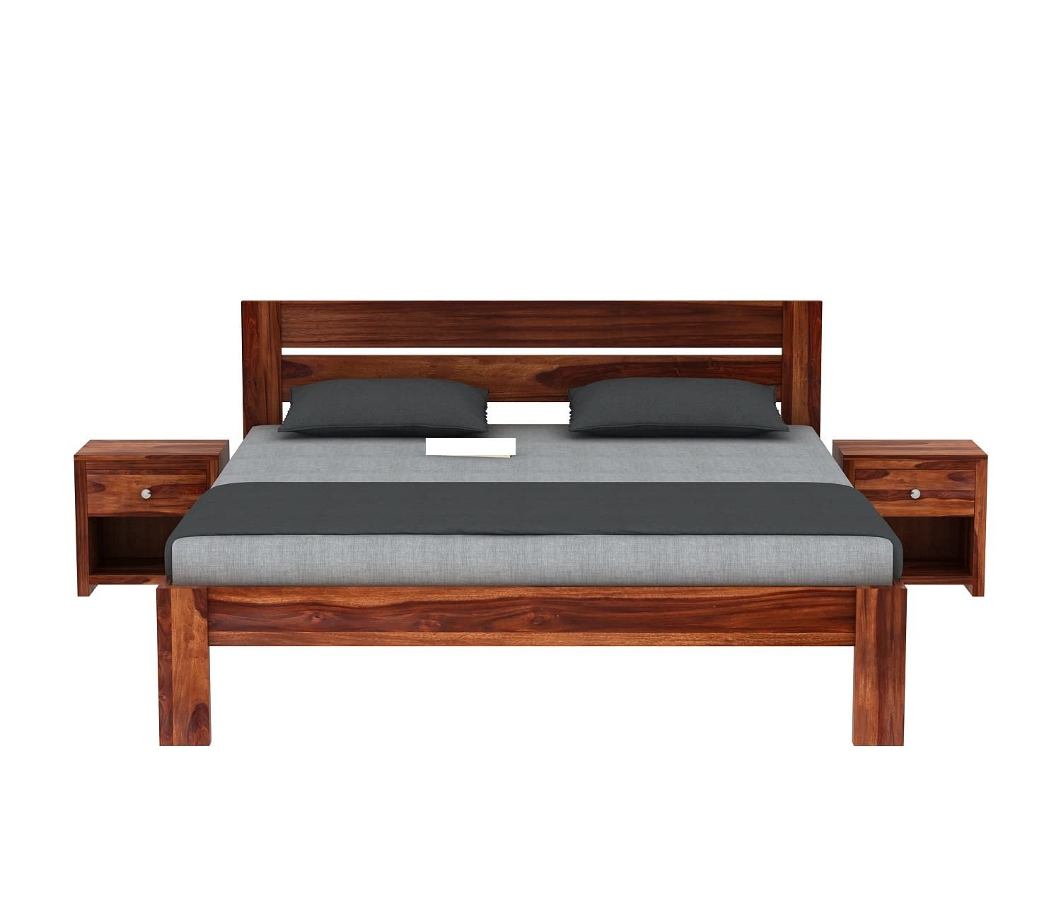 61BxH-w9abL._SL1500_ Custom Decor Sheesham Wood King & Queen Size Wooden Honey Finish (Deisgn 1) - Image 4