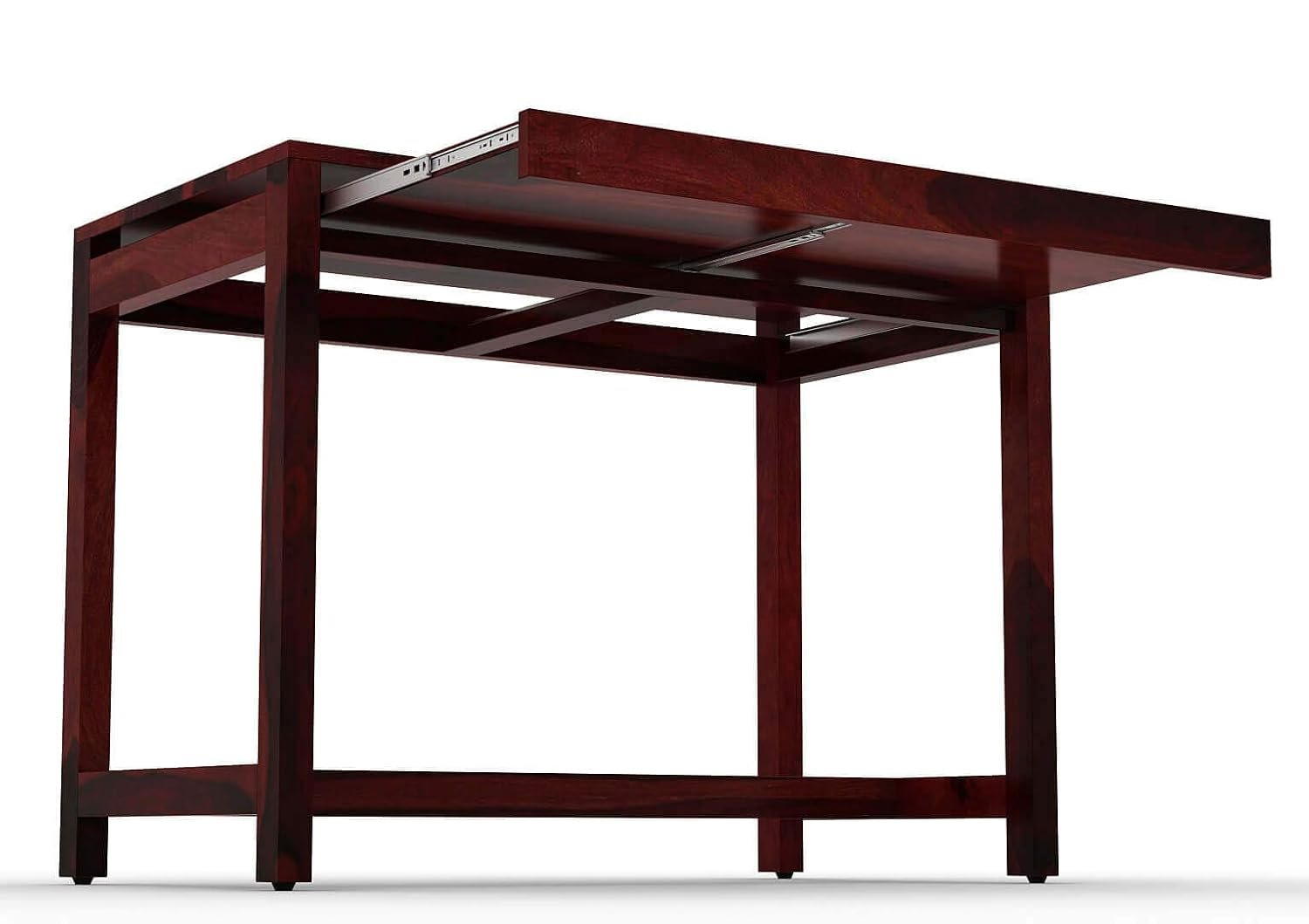 61RdXZGi30L._SL1500_ Custom Decor Solid Sheesham Wood Sturdy Table for Living Room - (Mahogany Finish) - Image 5