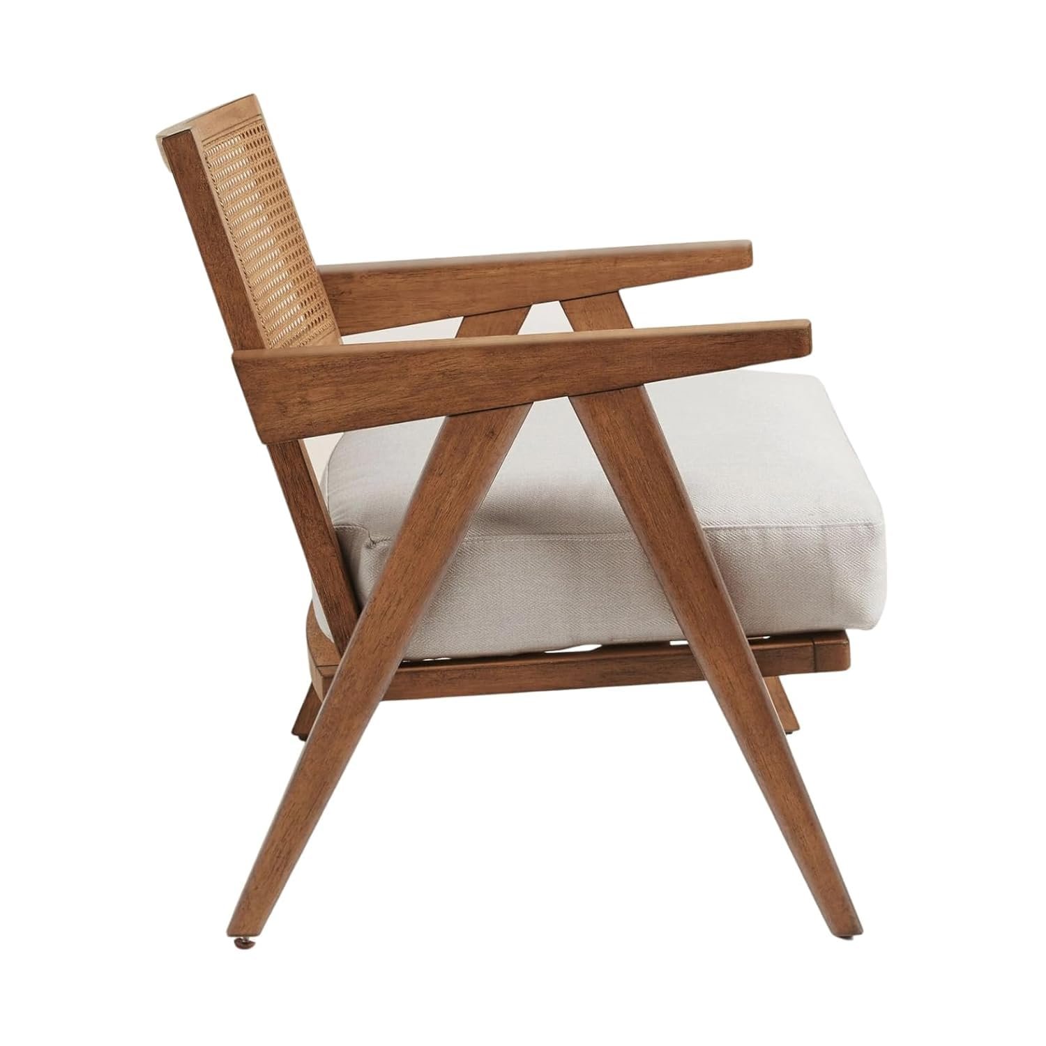 61+YqcSBf6L._SL1500_ Custom Decor Accent Arm Chair for Home | Bedroom, Living, Dining & Drawing Room | Ultra Soft and Comfortable for Stress Free Bronx Wood Effect | - Image 6