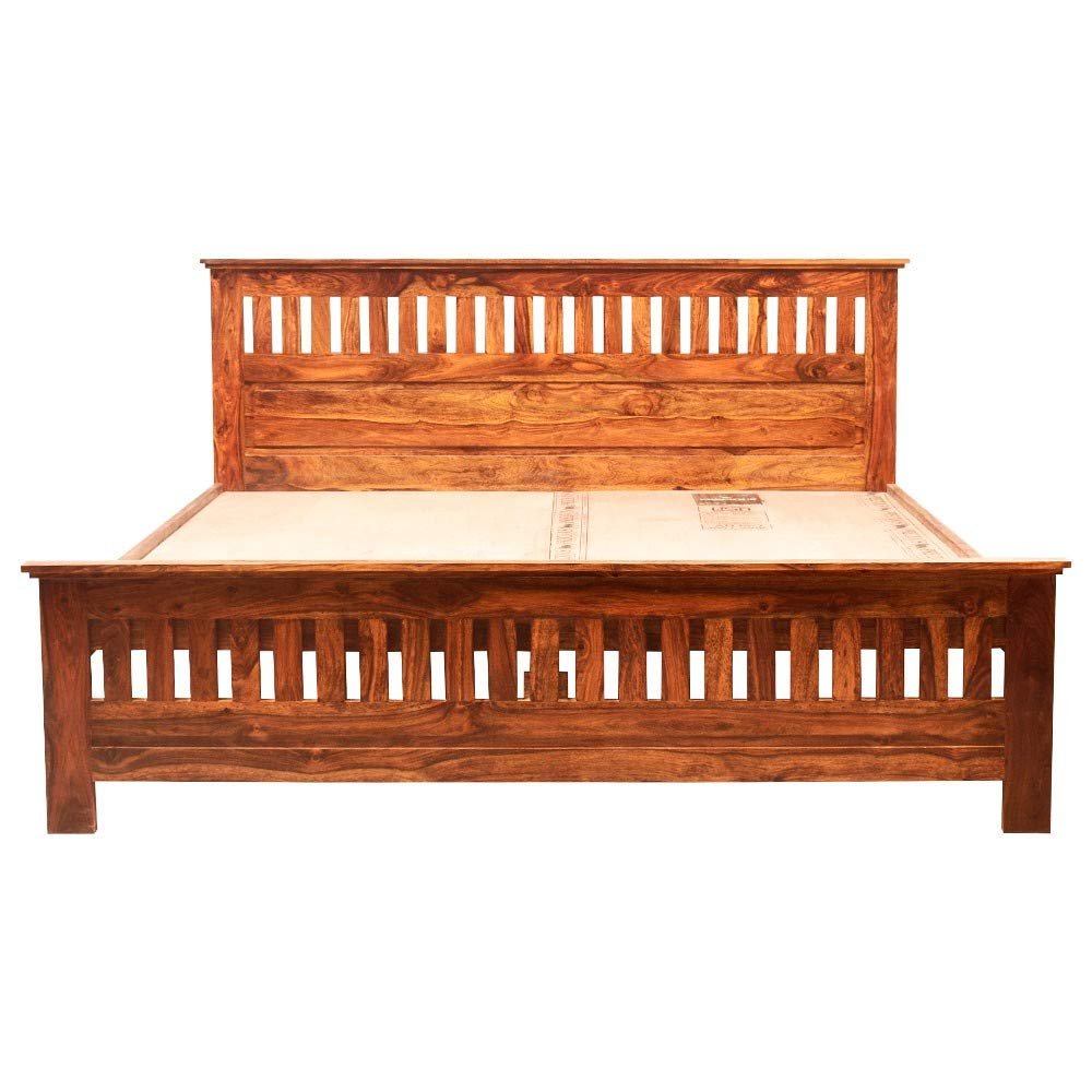 61vRUFfE+HL._SL1000_ Custom Decor Sheesham Wood Jodhpur Bed - Honey - Image 3