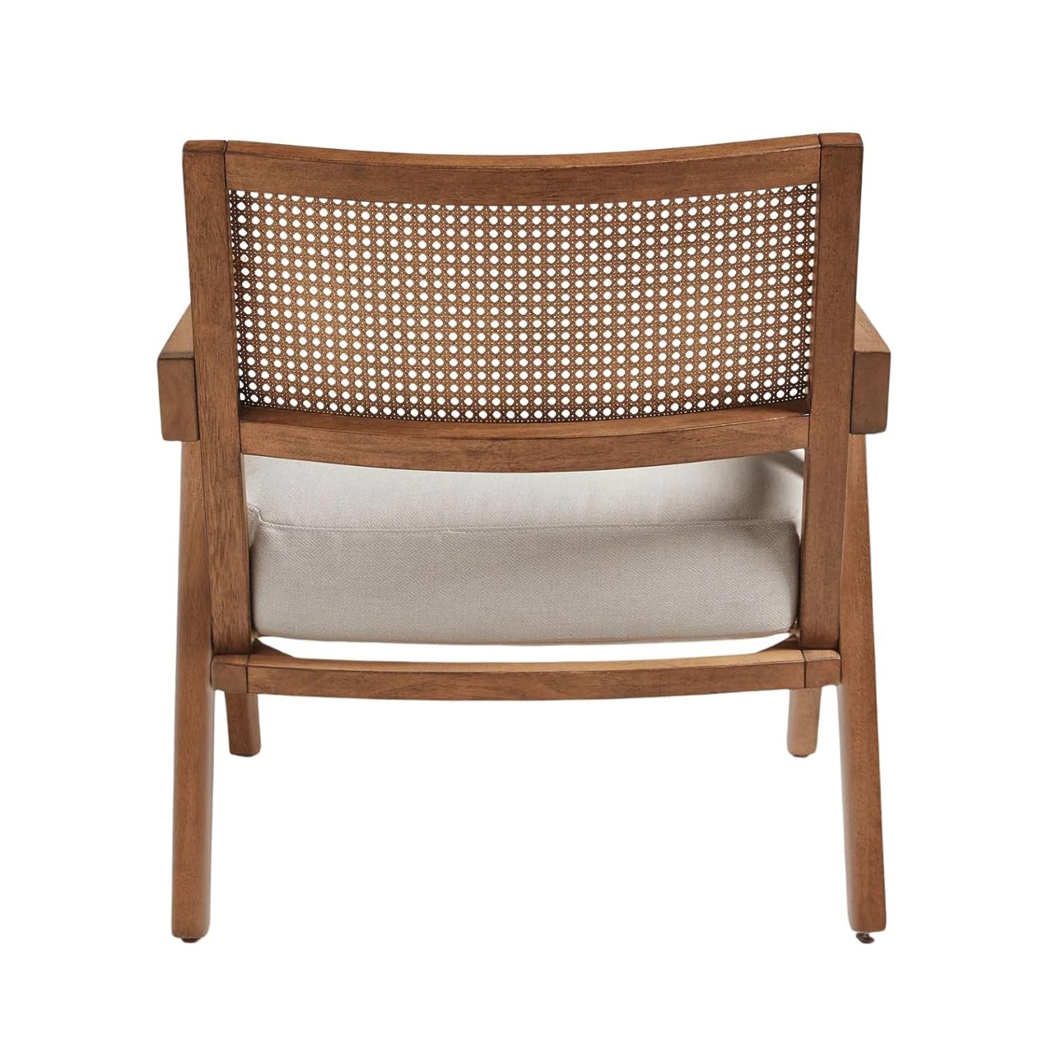 71FYYVOAPWL._SL1500_ Custom Decor Accent Arm Chair for Home | Bedroom, Living, Dining & Drawing Room | Ultra Soft and Comfortable for Stress Free Bronx Wood Effect | - Image 7