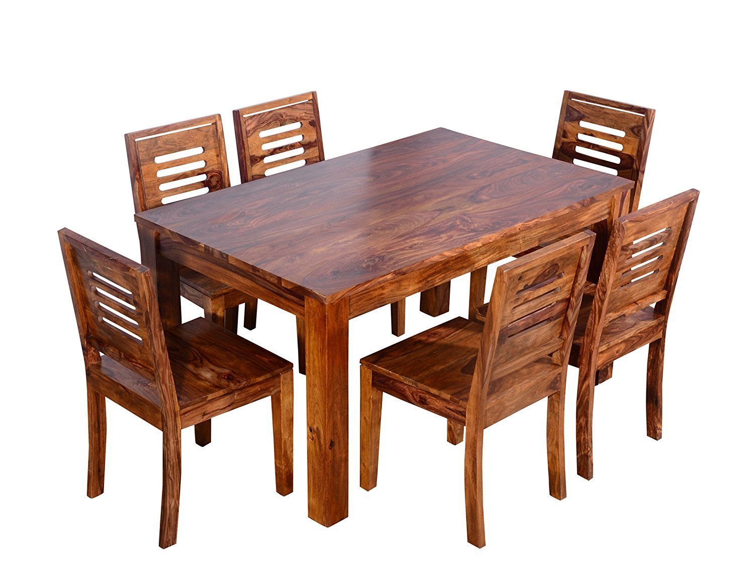71Y2J-LjePL._SL1500_ Custom Decor Winsome Groveland Square Dining Table with 6 Chairs, 7- Piece -Honey Teak - Image 6