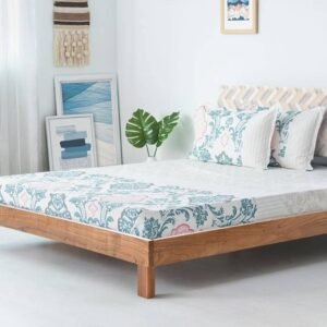 Custom Decor Solid Sheesham Wood Queen Size Bed for Bed Room, Living Room, Guest Room, Hotels, Restaurant