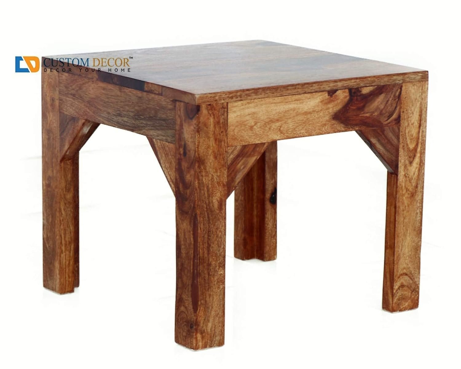 71vbrMrOn3L._SL1500_ Custom Decor Japanese Style Contemporary Coffee Table with 4 stools (Sheesham Wood) - Image 4