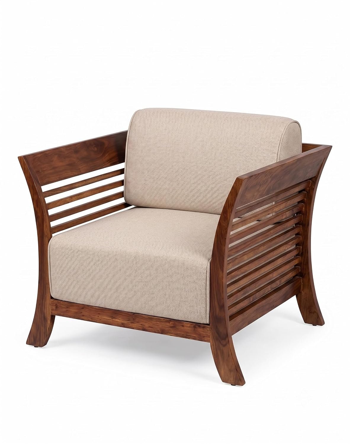 81P92SWSNwL._SL1500_ Custom Decor Sheesham Sofa Set for Living Room Wood Furniture | Office | Wooden Sofa Set 3+2+1 | Walnut Brown (3+2+1) - Image 8