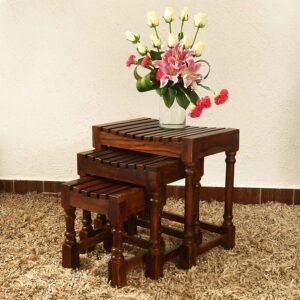 Custom Decor Slant Stool Set of 3