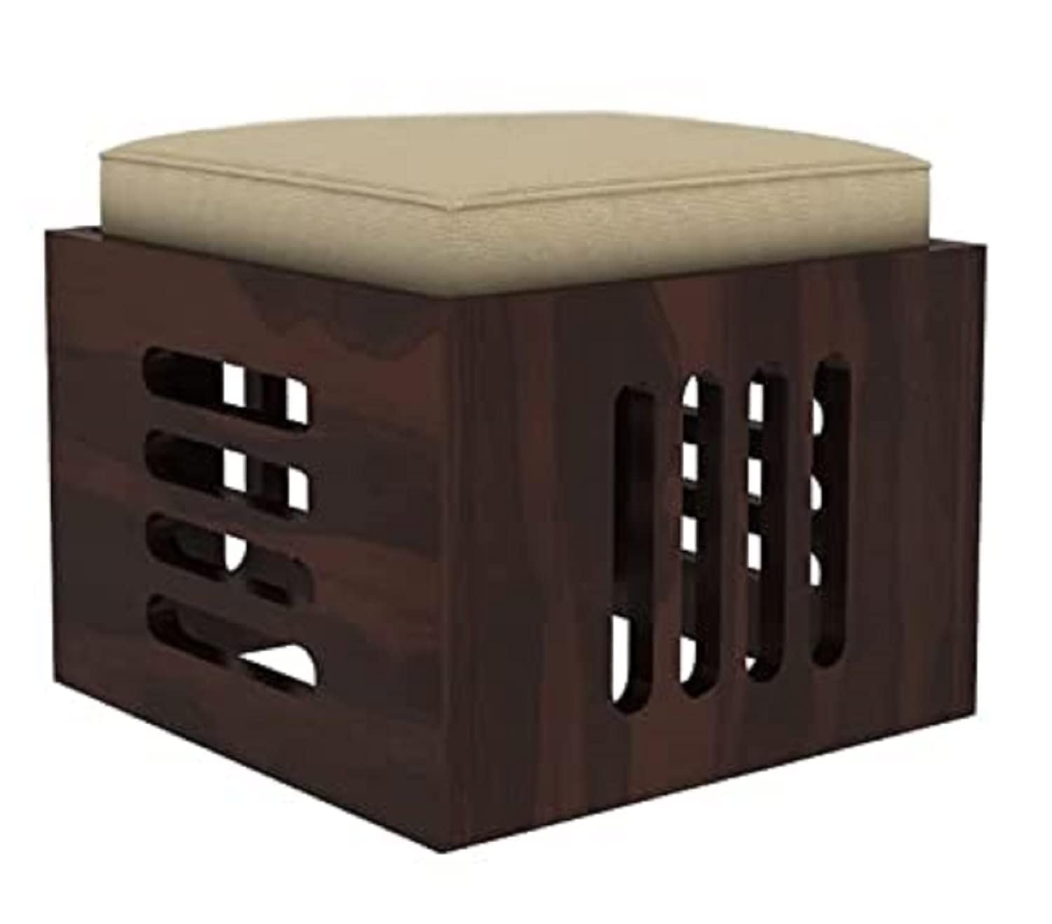 Soild Sheesham Wood Centre Coffee Table with 4 Stools for Living Room Hall Bedroom Office|Wooden Center Coffee Table for Outdoor Garden Home (ChaarStool-W - Image 8