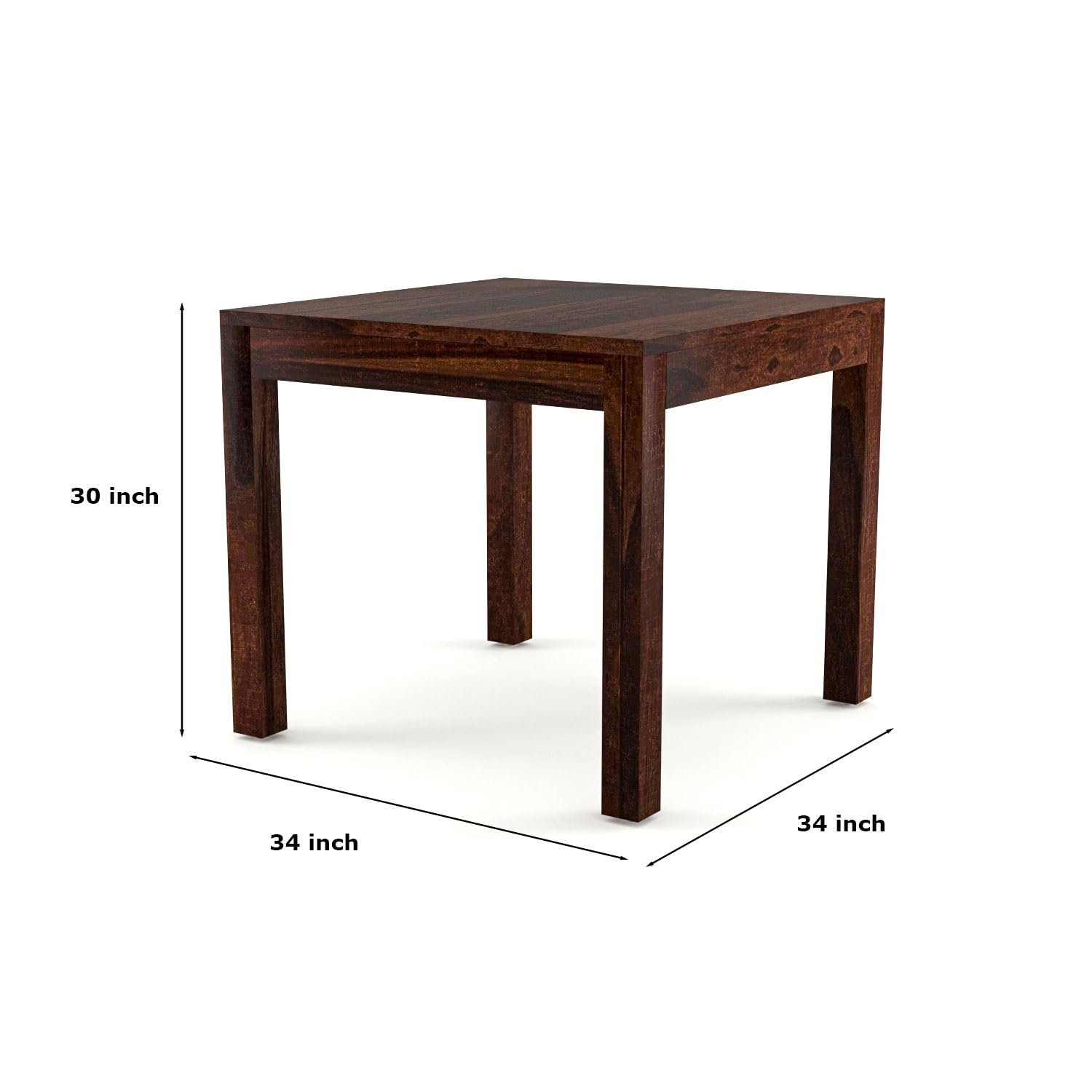 51p+Ob7odXL._SL1500_ - Copy RECTART Solid Sheesham Wood 4 Seater Dining Table Set with Cushioned Chairs | 4 Seater Dining Table for Living Room | Dining Table 4 Seater - Image 4