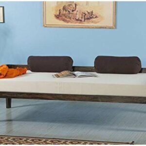 RECTART Solid Wood Divan Bed for Living Room, Divan Single Bed for Drawing Room, Single Sheesham Bed Without Storage