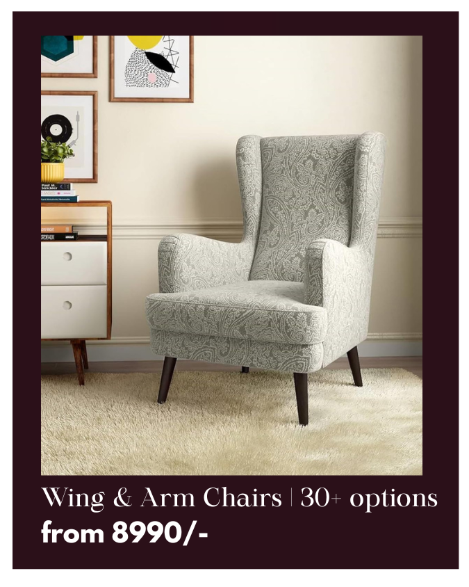 wing & arm chairs 30+ options from 14990 
